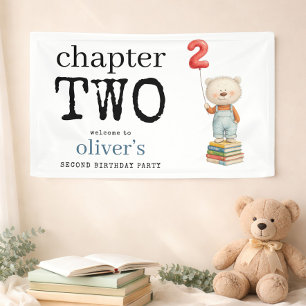 Kapitel Zwei Teddybär-Bücher Willkommen zum 2. Geb Banner