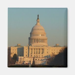 Kapitol an Weihnachten Washington DC Feiertage Magnet