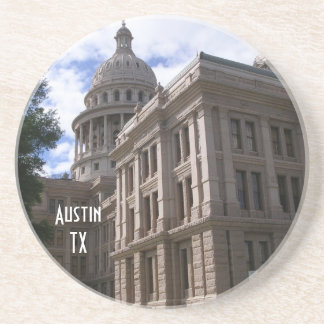Kapitol des Staates Texas in Austin Sandstein Untersetzer