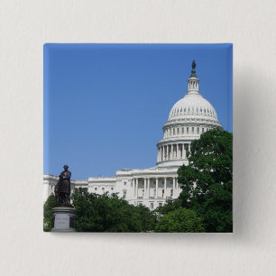 Kapitol in Washington DC Button