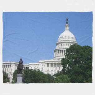 Kapitol in Washington DC Fleecedecke