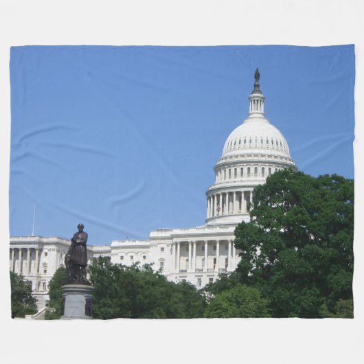 Kapitol in Washington DC Fleecedecke (Vorderseite (Horizontal))