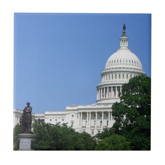 Kapitol in Washington DC Fliese (Vorderseite)
