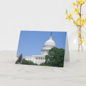 Kapitol in Washington DC Karte (Gelbe Blume)