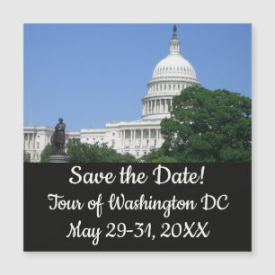 Kapitol in Washington DC Magnetkarte