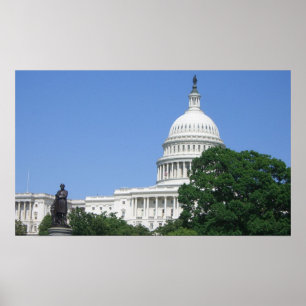 Kapitol in Washington DC Poster