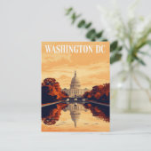 Kapitol in Washington DC Postkarte (Stehend Vorderseite)