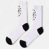 Kapkorallenflagge (Florida) Socken (Linkes Detail)