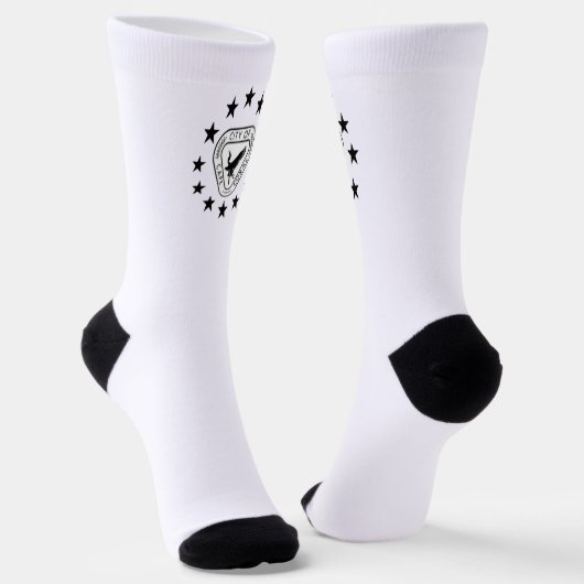 Kapkorallenflagge (Florida) Socken (Gewinkelt)