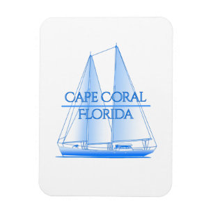 Kapkorallenküste Nautical Segelschiff Magnet