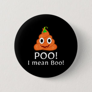 Kapo Mean Boo Emoticon Lustiger Halloween-Kapo Kür Button