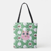 Kapow Cat funky Tote Bag Tasche (Rückseite)