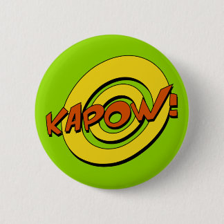 Kapow Comic Book Abzeichen Button