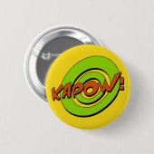 Kapow Comic-Buch-Abzeichen Button (Vorne & Hinten)