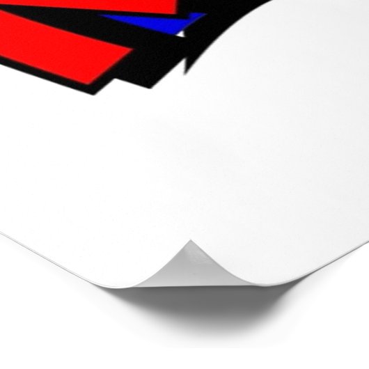 KAPOW Comic Buchstil Poster (Ecke)