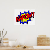 KAPOW Comic Buchstil Poster (Küche)