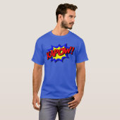 KAPOW COMIC CARTOON SUPER HERO STYLE family T-Shirt (Vorne ganz)