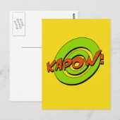Kapow Comic Postkarte (Vorne/Hinten)