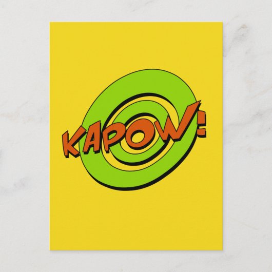 Kapow Comic Postkarte (Vorderseite)