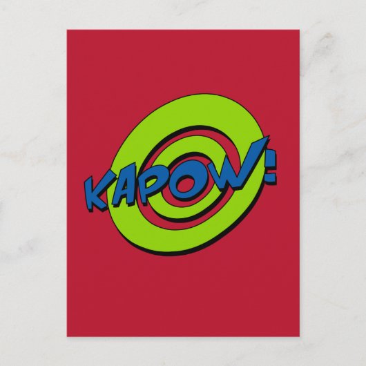 Kapow Comic Postkarte (Vorderseite)