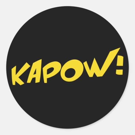 Kapow Comic Sticker (Vorderseite)