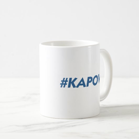 Kapow! Kaffeetasse (VorderseiteRechts)