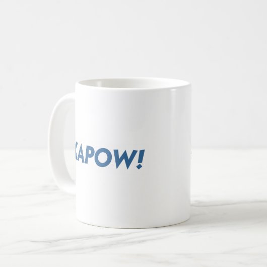 Kapow! Kaffeetasse (Vorderseite Links)