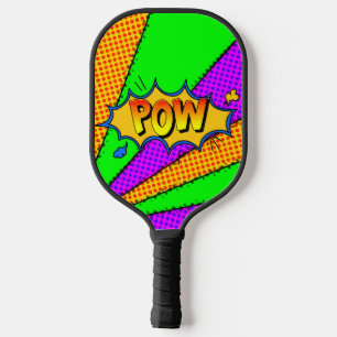 Kapow Popart Cartoon Pickleball Schläger