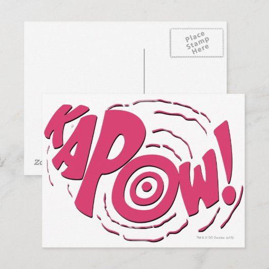 KAPOW! POSTKARTE (Vorne/Hinten)