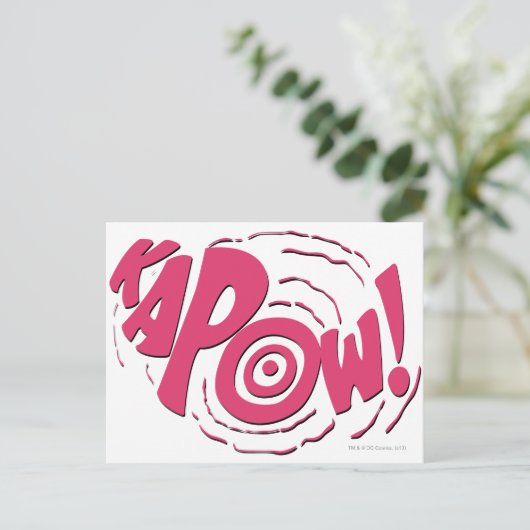 KAPOW! POSTKARTE (Stehend Vorderseite)