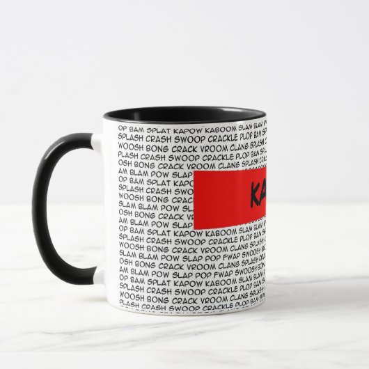 kapow! SuperHero-Kaffee-Tasse Tasse (Links)