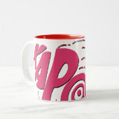 KAPOW! ZWEIFARBIGE TASSE (Vorderseite Links)