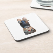 Kappa 河 童 Handstand Getränkeuntersetzer (Linke Seite)