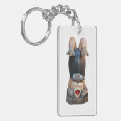 Kappa 河 童 Handstand Schlüsselanhänger (Vorderseite links)