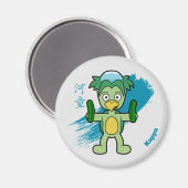 Kappa - Berühmtes japanisches Yokai Magnet (Vorderseite/Rückseite)