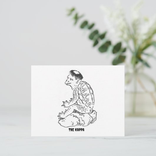 Kappa Cryptid Postcard Postkarte (Stehend Vorderseite)