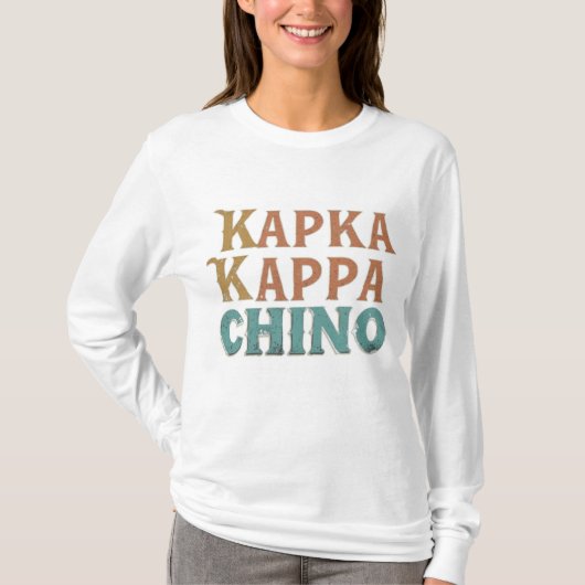 Kappa Kappa Chino Funny Coffee Lover T - Shirt (Vorderseite)