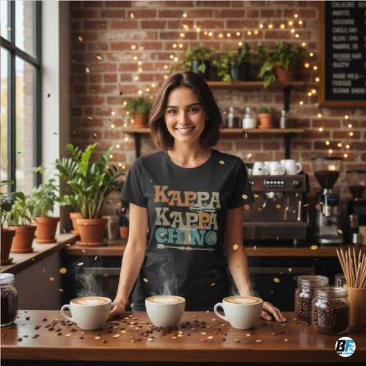 Kappa Kappa Chino Funny Coffee Lover T - Shirt