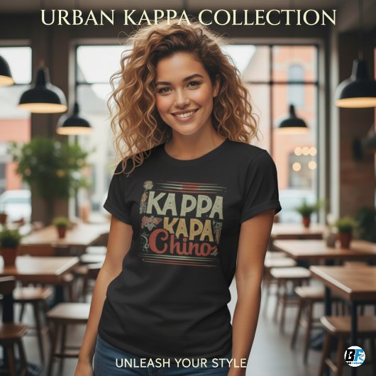 Kappa Kappa Chino Funny Coffee Lover T - Shirt