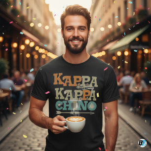 Kappa Kappa Chino Lustiges Kaffee-Liebhaber T-Shir T-Shirt