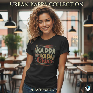 Kappa Kappa Chino Lustiges Kaffee-Liebhaber T-Shir T-Shirt