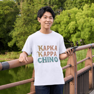 Kappa Kappa Chino Lustiges Kaffee-Liebhaber T-Shir T-Shirt