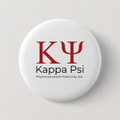 Kappa Psi Pharmazeutische Bruderschaft Button (Vorderseite)