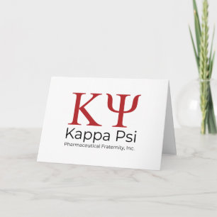 Kappa Psi Pharmazeutische Bruderschaft Karte
