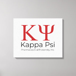 Kappa Psi Pharmazeutische Bruderschaft Leinwanddruck