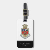 Kappa Psi Wappen Gepäckanhänger (Vorderseite vertikal)