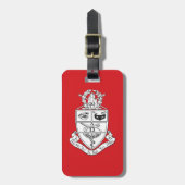 Kappa Psi Wappen Gepäckanhänger (Vorderseite vertikal)