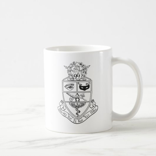 Kappa Psi Wappen Kaffeetasse (Rechts)