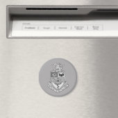 Kappa Psi Wappen Magnet (In Situ (Geschirrspüler))