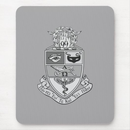 Kappa Psi Wappen Mousepad (Vorne)
